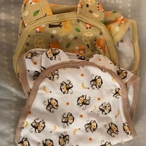 Swaddle me sm/med monkey and fox baby